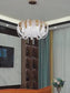 Crystal Tassels Ceiling Chandelier E12 Modern Hanging Pendant Light Fixture for Living Room Kitchen Island Bedroom